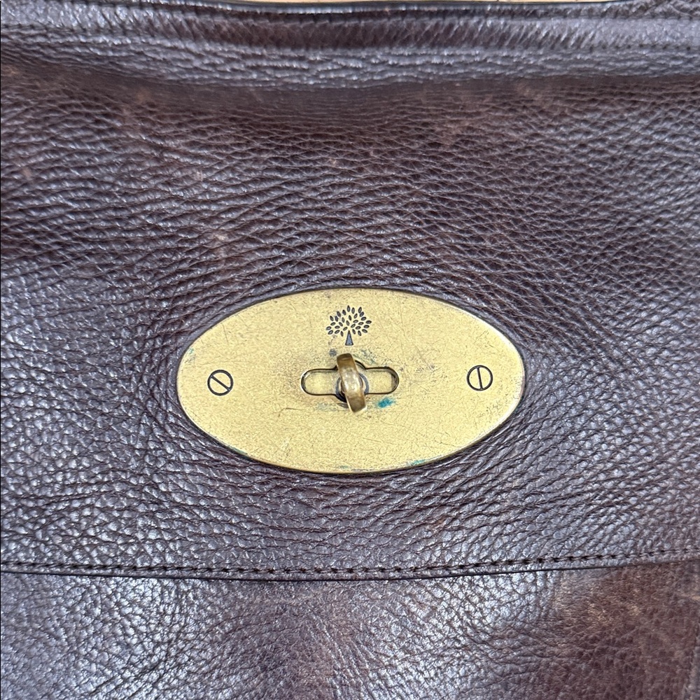 Mulberry Brown Leather Crossbody Bag - Picture 4 of 8